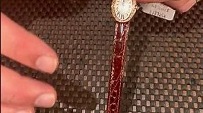 Cartier Baignoire 18K Rose Gold Diamond Ladies Watch WB520028 Review | SwissWatchExpo