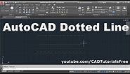 How to Draw Dotted Line in AutoCAD