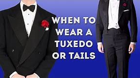 When to Wear a Tuxedo or Tails: Proper Black- & White-Tie Events