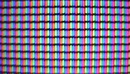 Extreme close up of computer pixels