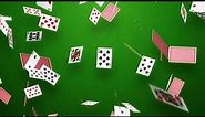 Playing Cards Falling - HD Video Background Loop