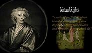 John Locke's discussion of natural law and natural rights