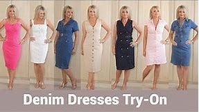 Denim Dresses Try-On