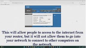 Cisco Linksys E1200 Router Basic Setup Tutorial