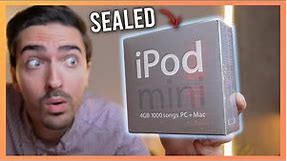 Unboxing a SEALED iPod mini after 19 years!