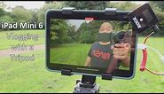 iPad Mini 6 Video Camera Test Vlogging on a Tripod with a RODE Wireless Lavalier External Microphone