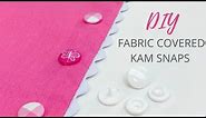 How to Cover KAM Snaps with Fabric