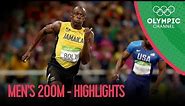 Usain Bolt wins third Olympic 200m gold
