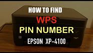 How To Find WPS Pin Number of Epson XP-4100 All-In-One Printer review ?