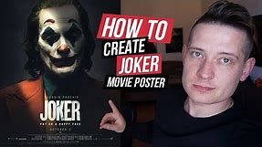 Joker Movie Poster - Photoshop Tutorial