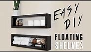$7 DIY Floating Shelf