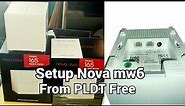 How to setup Nova mw6 Wifi (Tagalog ) Free from PLDT