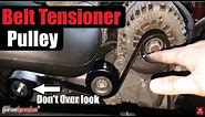 How to Replace a Tensioner Idler Pulley Assembly | AnthonyJ350