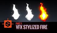 How to Realtime - VFX / Stylized Fire Textures TUTORIAL PART 3 Using Substance Designer