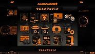 Alienware® Eclipse Orange Premium Theme for Windows Se7en with 7tsp Orange Icon Pack by Mr Blade 4K