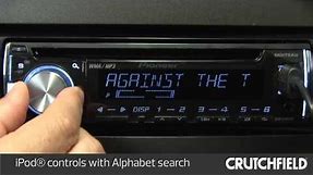 Pioneer DEH-X3600UI Car Stereo Display and Controls Demo | Crutchfield Video