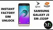 SIM Unlock Sprint / Boost / Virgin Samsung Galaxy J3 For Use On GSM Carriers!
