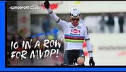 SIMPLY UNSTOPPABLE! 😎 | Zonhoven World Cup Men's Cyclo-Cross Highlights | Eurosport