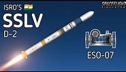 SSLV Isro's Small Satellite Launch Vehicle D-2/EOS-07 Mission launch in spaceflight simulator #sfs