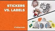 Stickers vs. Labels - What's the difference?