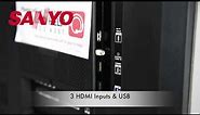 SANYO DP50E44 HD Television Unboxing