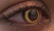 24K gold contact lenses