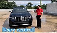 Pressing and Explaining Every Single Button in a 2022 BMW X3!