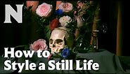 How to style a still life inspired by Jan van Kessel's “Vanitas Still Life”