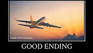 Airplanes all ending meme.