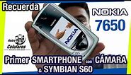 Recuerda NOKIA 7650 primer Celular SMARTPHONE con CÁMARA Y SYMBIAN S60 Retro Celulares 4k