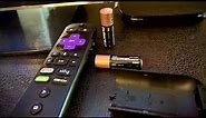 ROKU: How to changing the batteries on the Roku remote.