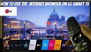 How To Use The Internet Browser on LG Smart TV