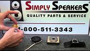 Speaker Repair, Klipsch K77, EV T35, ST350 Replacement Diaphragm Installation