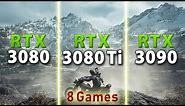 RTX 3080 vs RTX 3080 Ti vs RTX 3090 // 1440p, 4K