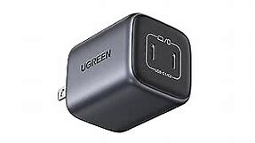 UGREEN 45W USB C Charger, Nexode 2 Port GaN Foldable PPS Wall Charger Block Support Samsung Super Fast Charging 2.0 for Galaxy S24 Ultra/Note 20, iPhone 15 Pro/14, iPad, MacBook, Steam Deck (Black)