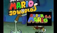 Spongebob Wrong Notes Meme (Super Mario 3D World Vs. Super Mario 64 Slider Theme)