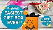 EASIEST GIFT BOX EVER + Free Template!