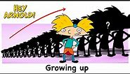 Hey Arnold! Growing Up Compilation | Cartoon WOW