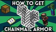 How To Get Chainmail Armor In Minecraft