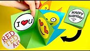 Emoji POP UP Card - Alternative EXPLOSION Card - EASY Card DIY - Love EMOJI DIYs