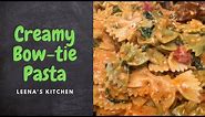 Creamy Bow Tie Pasta | How to Make Creamy Pasta | Dinner tonight | One Pot Meal | Easy Recipe
