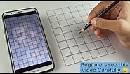 How to make perfect Grid for perfect Outline in A4 Size paper | Beginners see this Carefully 🔥