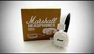 Marshall Major Headphones Unboxing (White)