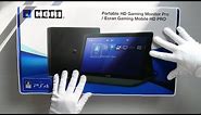 PS4 PORTABLE PRO MONITOR! Unboxing Hori Travel HD Gaming Screen (God of War Gameplay)