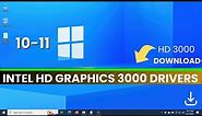How to Update Intel(R) HD Graphics 3000 Driver on Windows 10/11