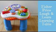 Fisher Price Laugh & Learn Learning Table toy review