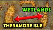 Theramore Isle - Wetlands, Menethil Harbor (WoW Classic Route by Boat).