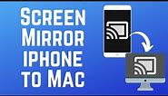 How to Mirror iPhone Screen to Mac - Quick, Easy & Wireless! (2023)
