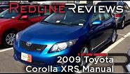 2009 Toyota Corolla XRS Manual Review, Walkaround, Exhaust, Test Drive