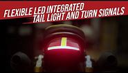 Flexible LED Integrated Tail Light / Turn Signal Indicators for Custom Motorcycles